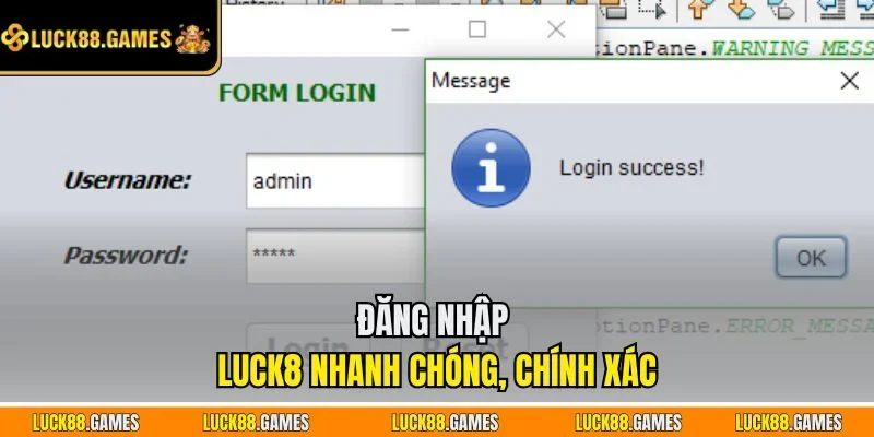 Đăng nhập Luck8 nhanh chống chính xác